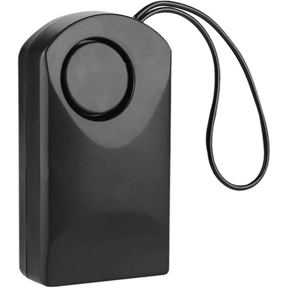 touch activated vibration alarm