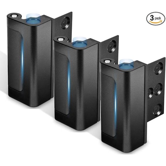 3-Pack Security Door Reinforcement Lock Set