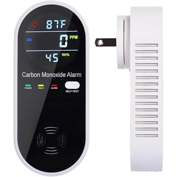 3-in-1 Carbon Monoxide Detector with LCD Display