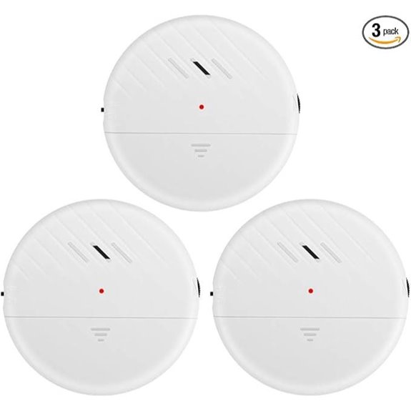 EverNary Window Vibration Alarm 3-Pack Loud Glass Break Sensor