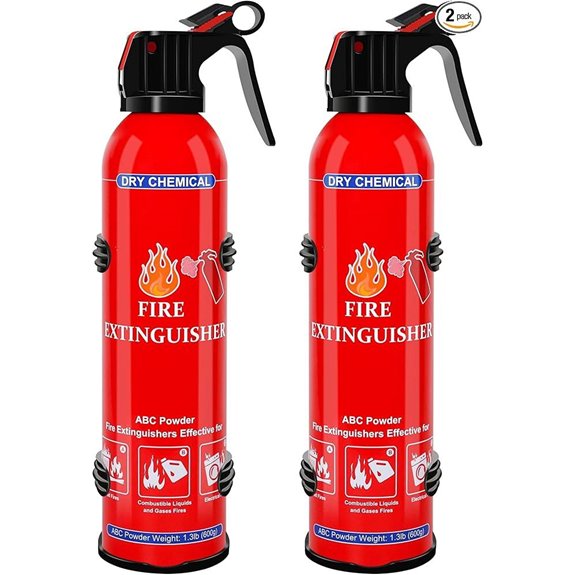 ABC Dry Chemical Fire Extinguisher 2 Pack