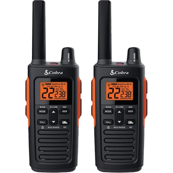 Cobra RX680 2-Pack Walkie Talkies with Weather Alerts