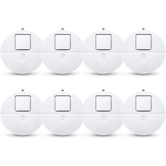 EVA LOGIK Ultra-Thin Window Alarm 8 Pack