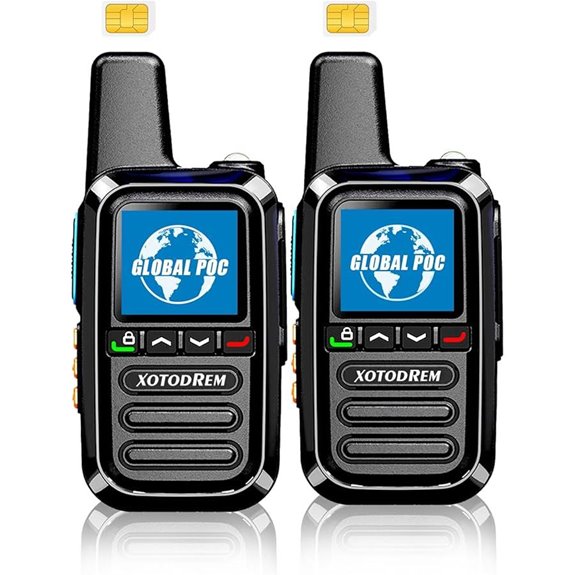 Global LTE Walkie Talkies with Unlimited Range (2pcs)