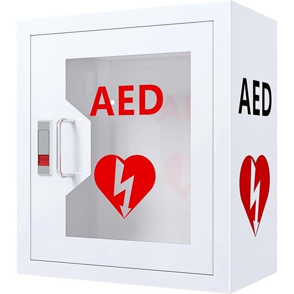 AED Wall Mount Cabinet with Snap Lock