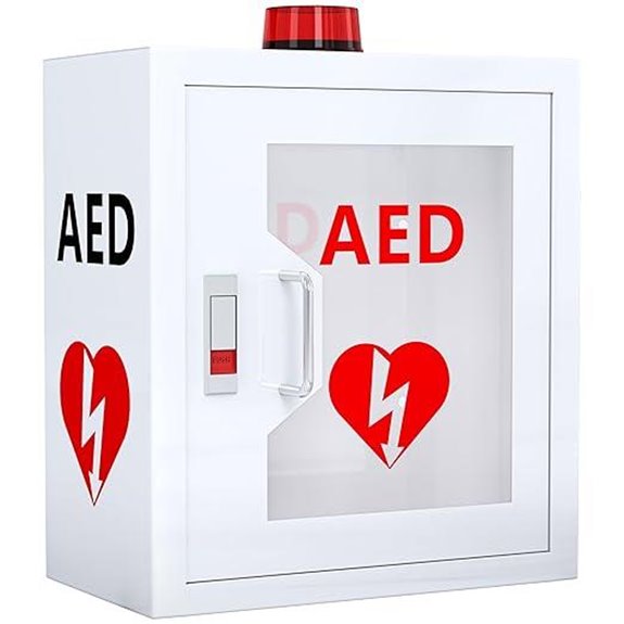 NLShan Wall-Mounted AED Cabinet with Alarm