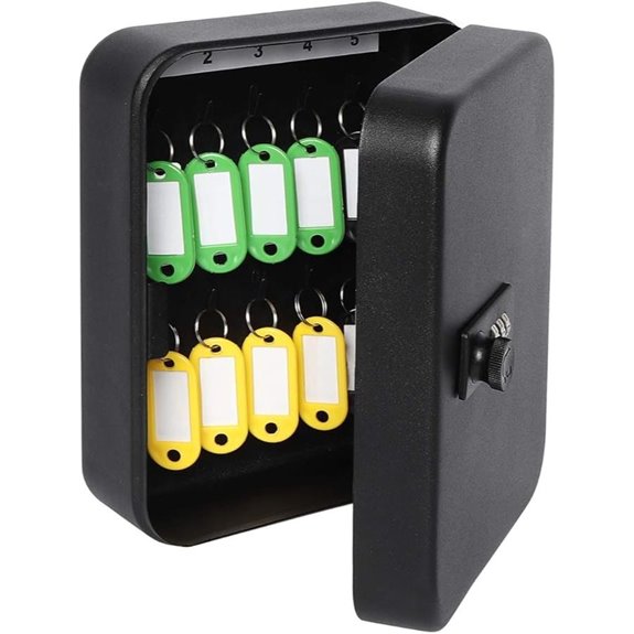 Decaller Wall-Mount Key Box with Combination Lock