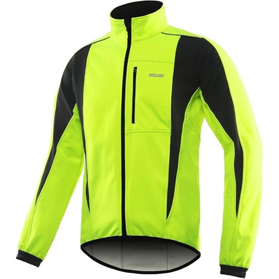 ARSUXEO Winter Warm Softshell Cycling Jacket