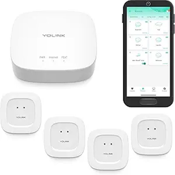 YoLink Water Leak Kit with Sensors and App Alerts