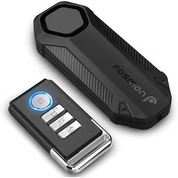 Fosmon 113dB Waterproof Bike Alarm with Remote