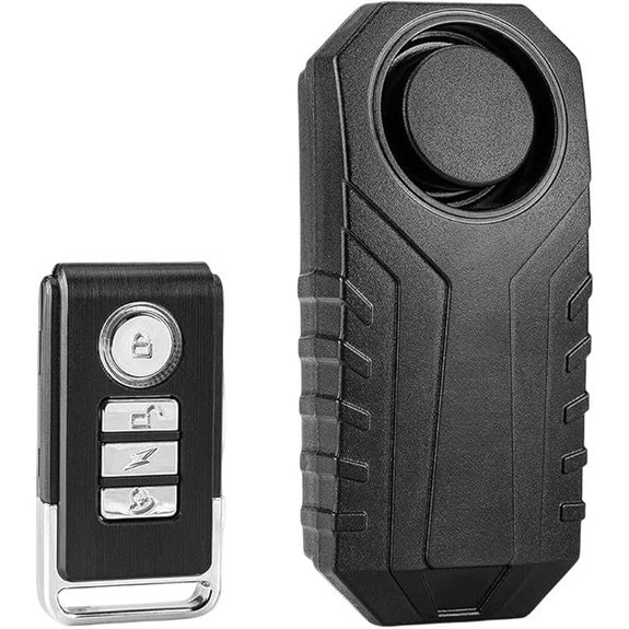 Bike Alarm System with Remote and Waterproof Security