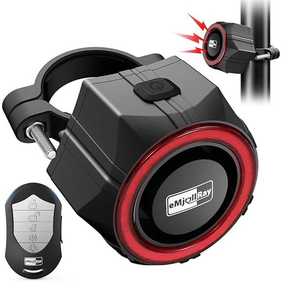 Wireless Waterproof Bike Alarm with Remote and Motion Sensor