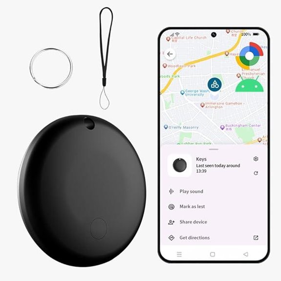 Bluetooth Tracker for Keys & Travel Waterproof Replaceable Battery
