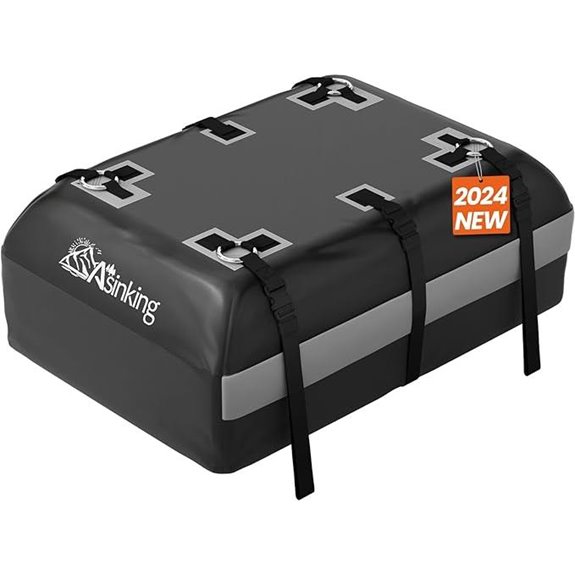 Asinking Waterproof Car Roof Cargo Carrier (21 cu ft)