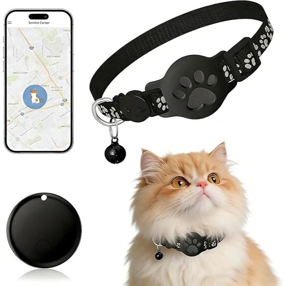 Pet GPS Collar for Cats Waterproof No Monthly Fee