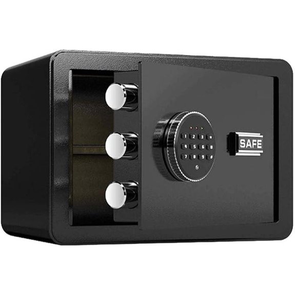 Small Waterproof Digital Safe with Steel Locking Bolts