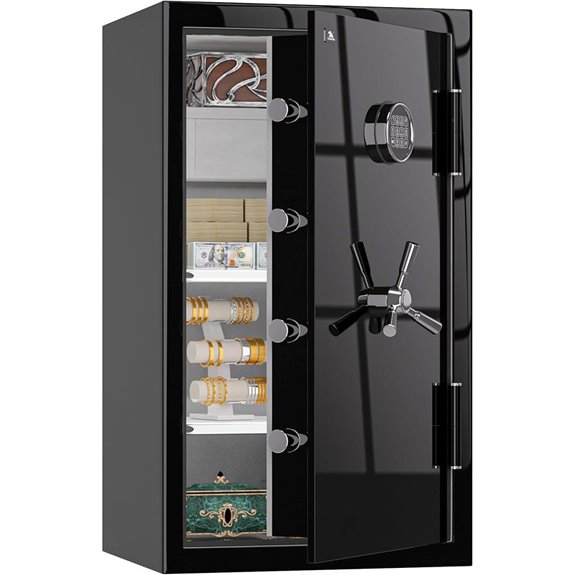 TIGERKING Fireproof Waterproof Safe with Digital Lock