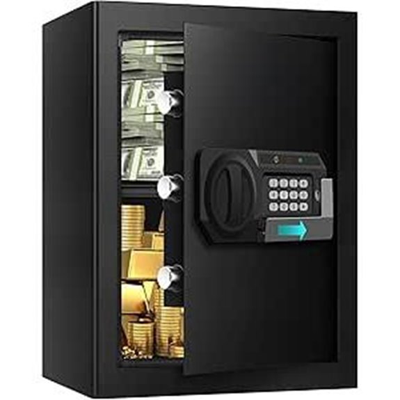 Water and Fireproof Digital Home Safe with Alarm