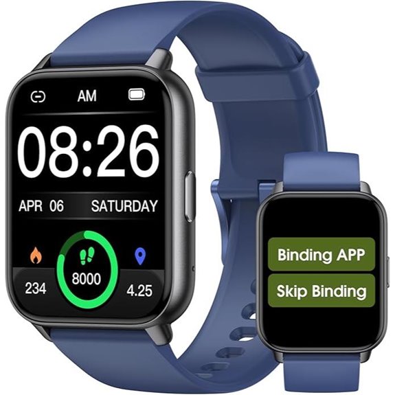 EURANS Waterproof Fitness Tracker Watch with Long Battery