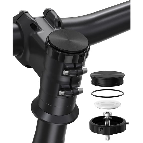 AirTag Bike Mount with Waterproof GPS Holder