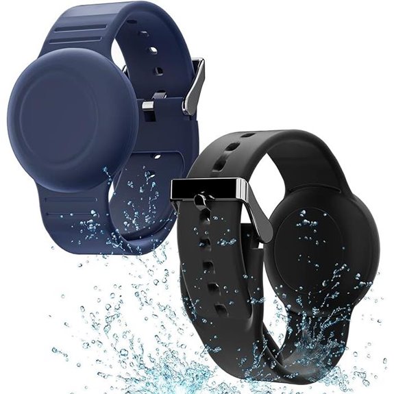 Waterproof Airtag Kids Wristband 2-Pack