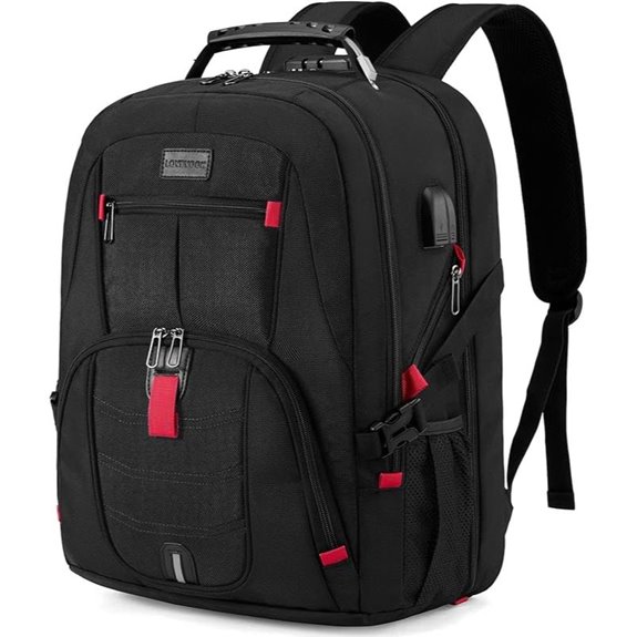 LOVEVOOK Waterproof Laptop Backpack with USB Charging