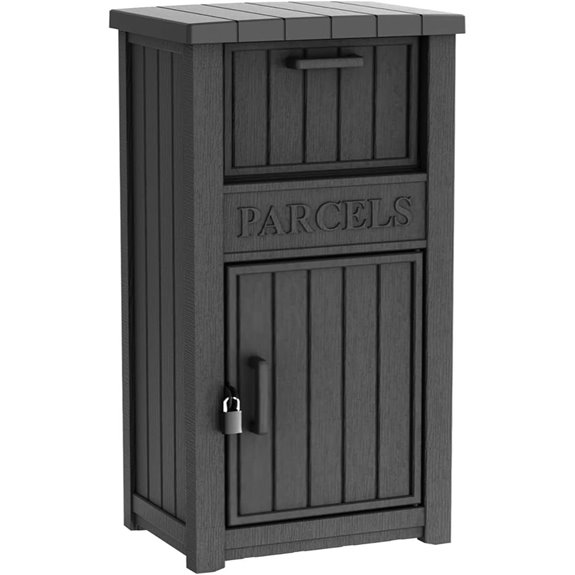 EasyUp 60-Gallon Waterproof Lockable Delivery Box