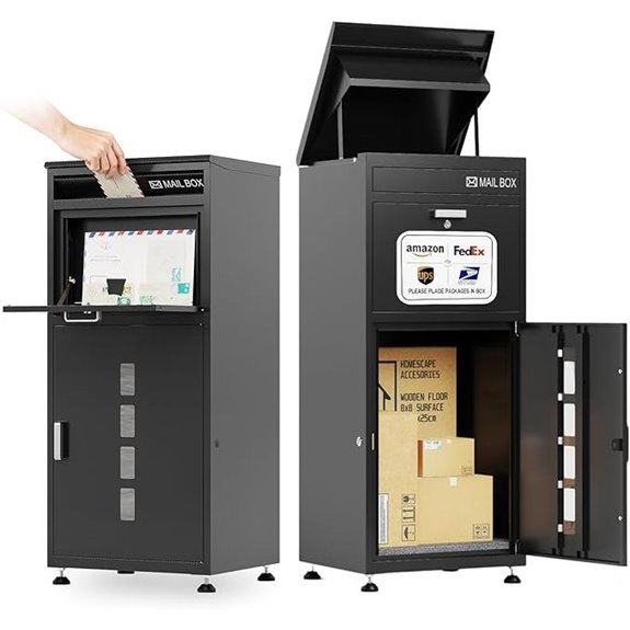 42 Waterproof Lockable Parcel Drop Box