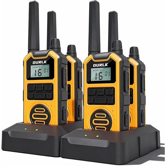 Long Range Waterproof Walkie Talkies (4 Pack)