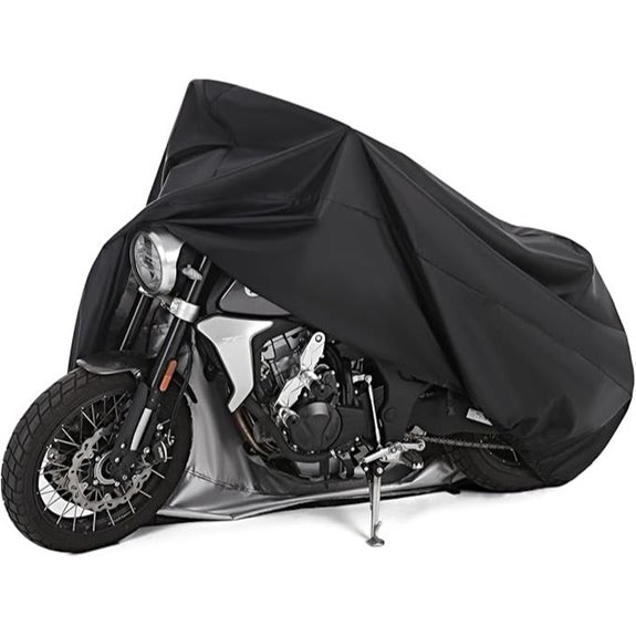 Universal Waterproof Motorcycle Cover with Lock-Holes