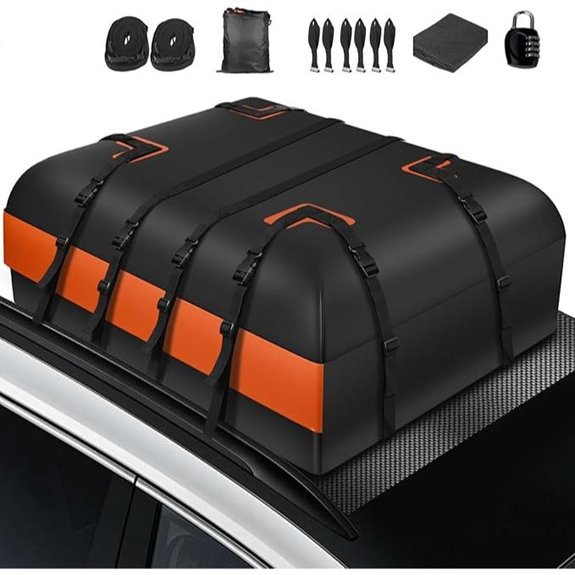 Waterproof Roof Bag with Straps and Accessories