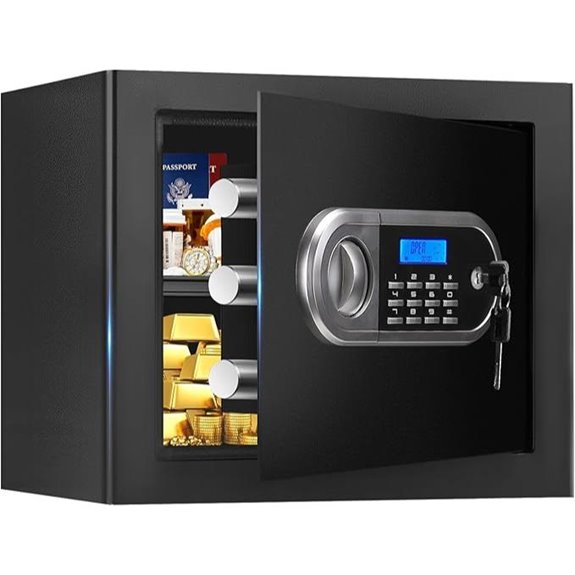 Waterproof Home Safe with Combination Lock and Alert