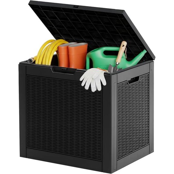 NEWBULIG 31-Gallon Weatherproof Outdoor Deck Box