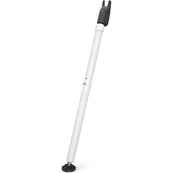 Sliding Glass Door Security Bar (White 1 Pack)