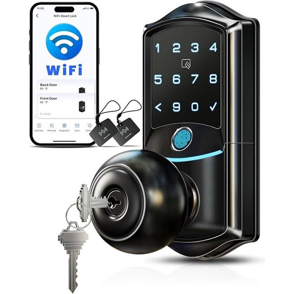Veise VE028 Smart Lock with Wi-Fi & Fingerprint