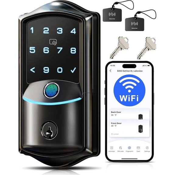 Veise VE027 Wi-Fi Smart Lock with Touchscreen