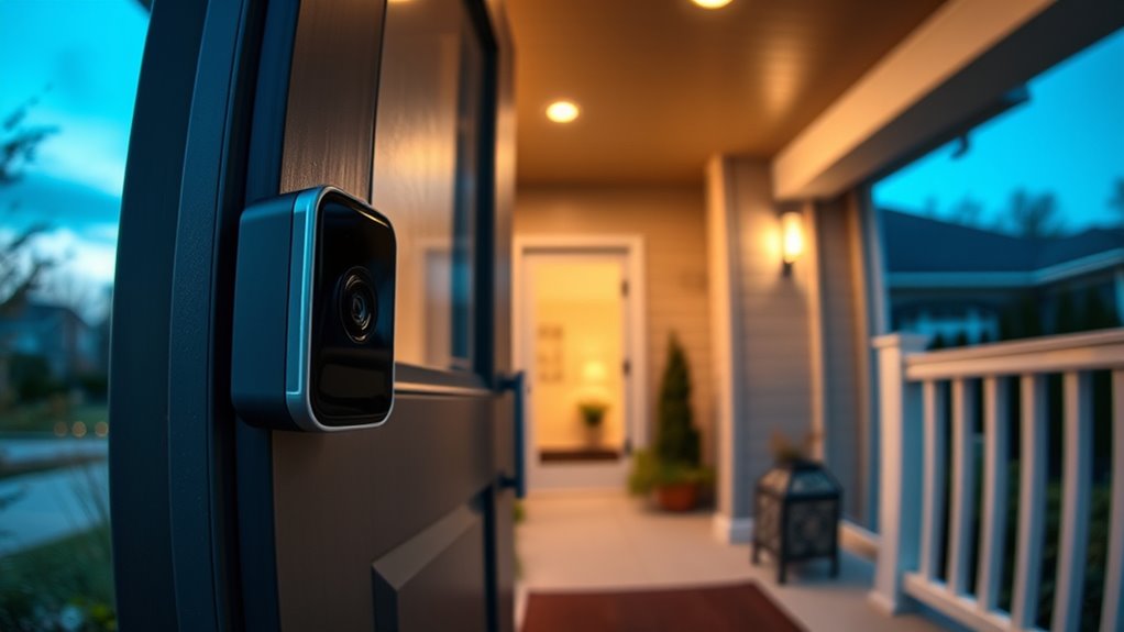 wide angle video doorbell features