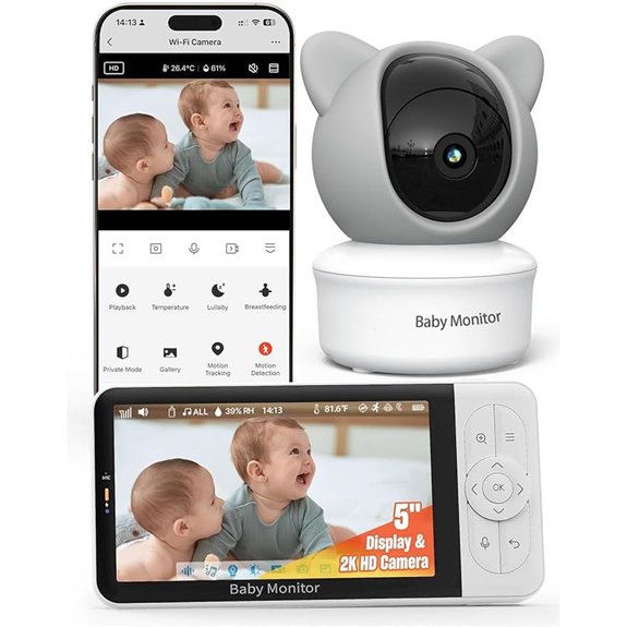 iFamily WiFi Baby Monitor with App and 2K Camera