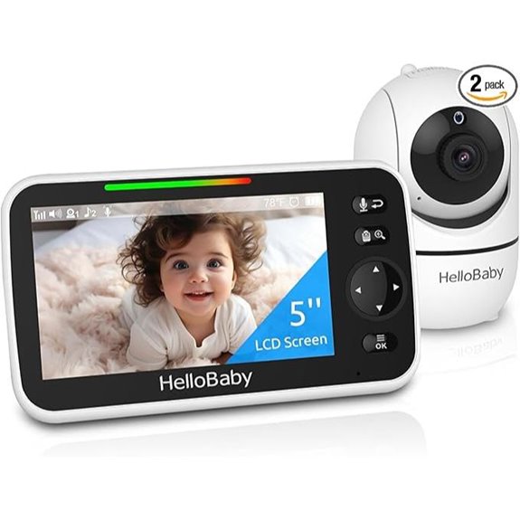 HelloBaby No WiFi Baby Monitor with Camera and Audio
