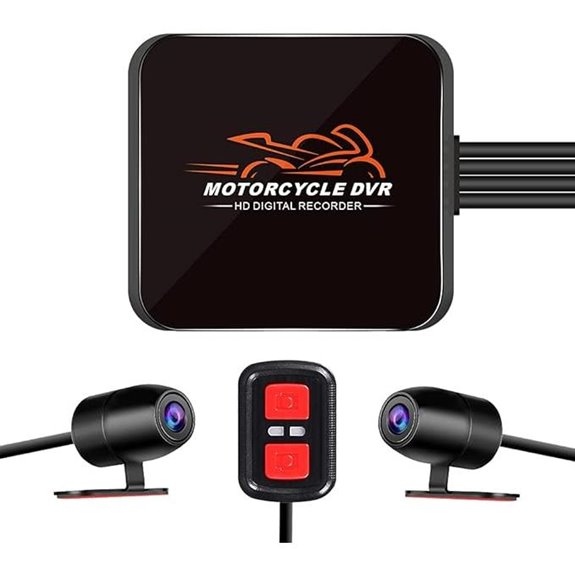 VSYSTO WiFi Motorcycle Dash Cam with Night Vision