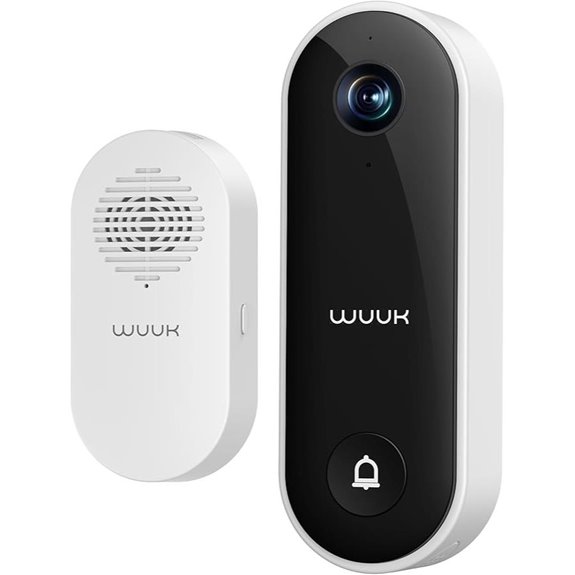 WUUK Wired Doorbell Camera with Motion Detection