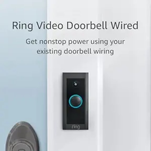 Ring Wired Video Doorbell with HD Camera and Motion Detection