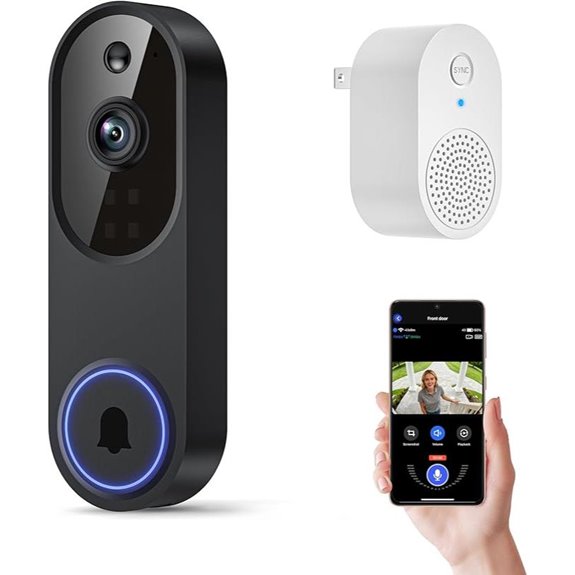 Orbitell 1080p Wireless Wi-Fi Video Doorbell