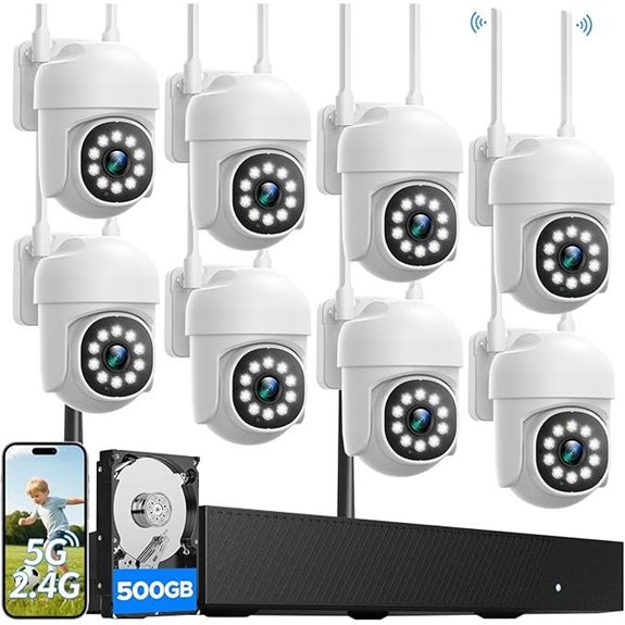 Wireless 16CH 4K WiFi Outdoor Security Camera System
