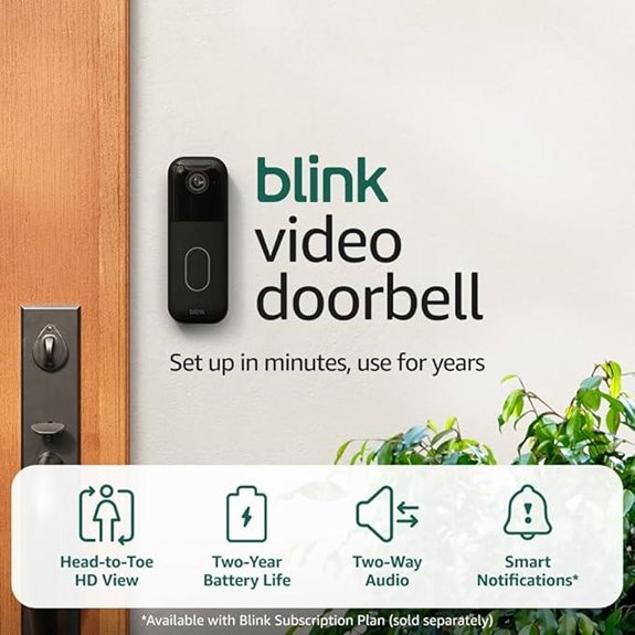 Blink HD Video Doorbell with Battery & Sync Module