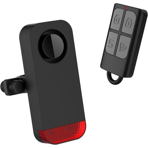 Wireless Bike Alarm with Remote and Vibration Sensor