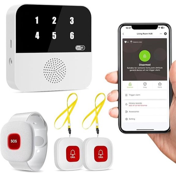 WiFi Caregiver Pager with Call System and Alerts