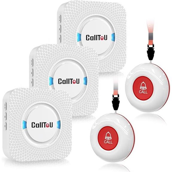 CallToU Wireless Caregiver Alert System (2 Waterproof Transmitters)