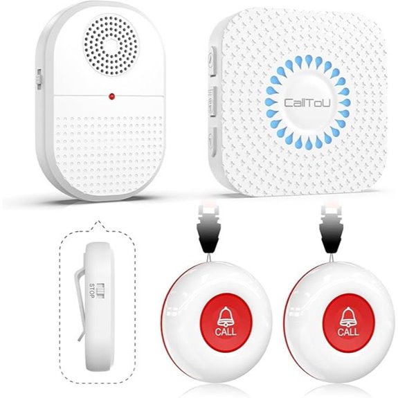 CallToU Wireless Caregiver Pager with Call Buttons
