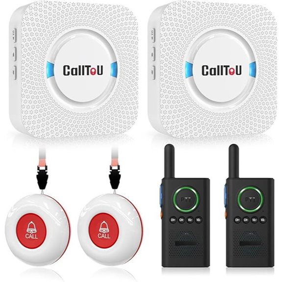 CallToU Wireless Caregiver Pager & Intercom System